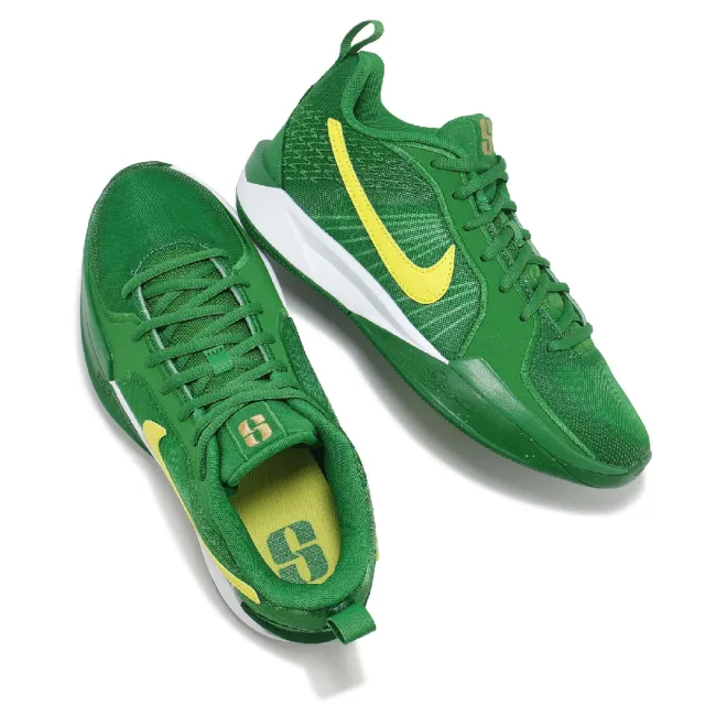 【NIKE 耐吉】籃球鞋 Sabrina 2 GS Oregon 大童 女鞋 綠 黃 奧勒岡 莎賓娜(HQ4515-300)