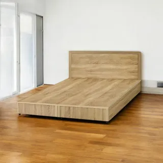 【IHouse】經濟型房間組二件-雙大6尺(床片+床底)