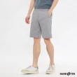 【Hang Ten】男裝-REGULAR FIT經典斜紋布開扣百慕達短褲(多色選)
