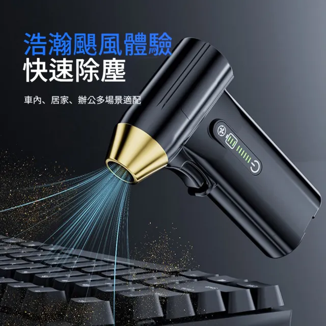 【SUiTU】13萬轉 強力手持吹塵器 高速渦輪暴力吹塵槍 車用吹氣泵