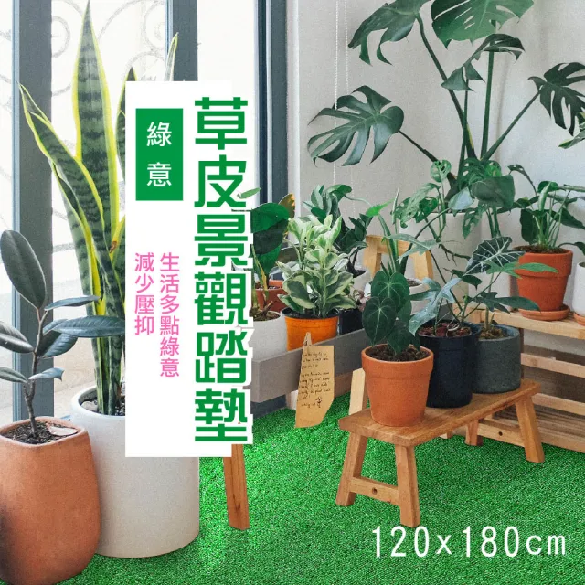 【貝力】仿草皮輕量人工草皮(120x180cm)
