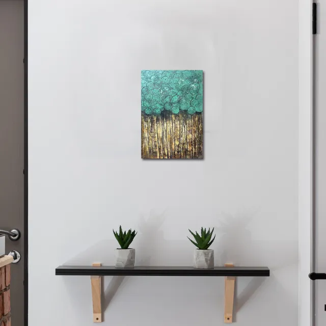 【御畫房】當代國家級展覽畫家 抽象系列手繪油畫70×100cm(DB-127)