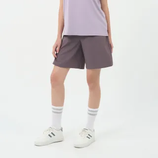 【GIORDANO 佐丹奴】女裝輕薄彈力短褲(75 油紫)