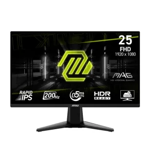 【MSI 微星】MAG 255F E20 25型 IPS FHD 200Hz 電競螢幕(0.5ms/HDR)