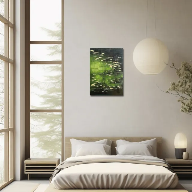 【御畫房】當代國家級展覽畫家 抽象系列手繪油畫70×100cm(DB-149)