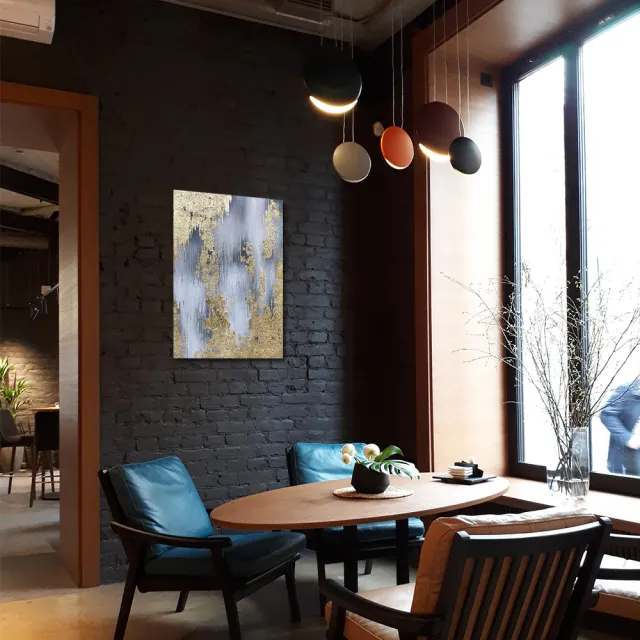 【御畫房】當代國家級展覽畫家 抽象系列手繪油畫70×100cm(DB-152)