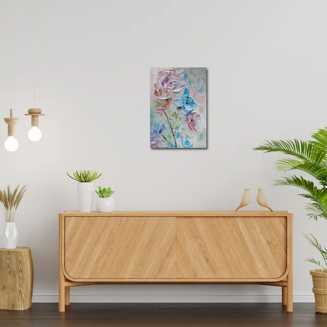 【御畫房】當代國家級展覽畫家 抽象系列手繪油畫70×100cm(DB-155)