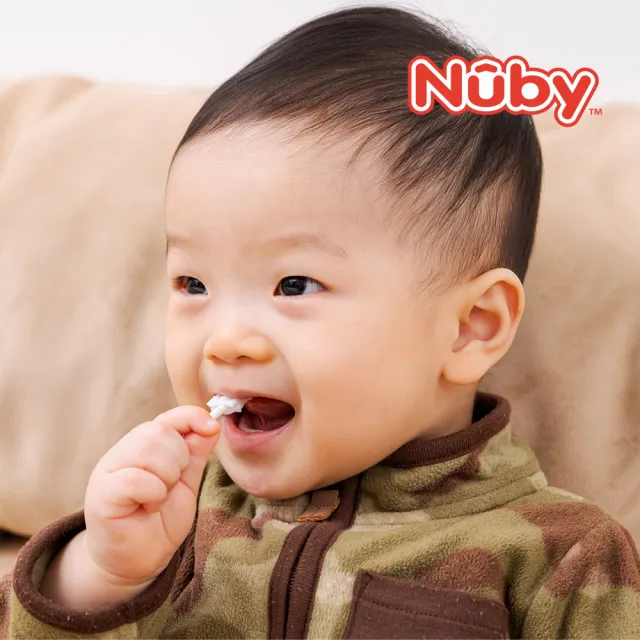 【Nuby官方直營】口腔潔牙清潔棒100入(紗布 紙軸 獨立包裝)