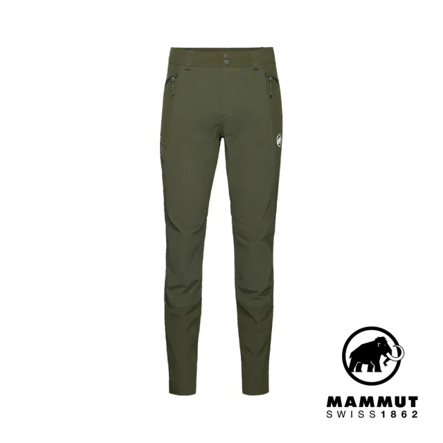 【Mammut 長毛象官方直營】Ducan Pants Men 輕量耐用健行長褲 深沼澤綠 男款 #1022-02490