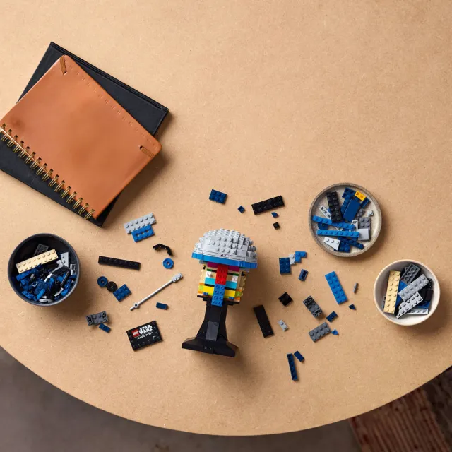 【LEGO 樂高】星際大戰系列 75408 強格費特 頭盔(星戰 居家擺設 積木 玩具模型)