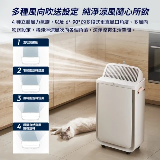 【Electrolux 伊萊克斯】限時限量福利品 極適家居 500 全淨涼風清淨機(EP51-45DGA/EP51-44WTA)