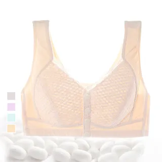 【唐朵拉】蠶絲輕薄前扣式內衣 無鋼圈內衣 哺乳內衣(前扣式內衣/大尺碼內衣/ 哺乳內衣-8005)