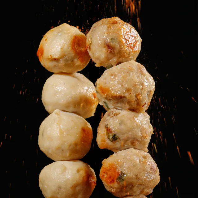 【華得水產】東港黑鮪魚丸4包組(300g/包)