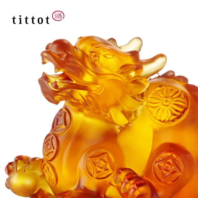 【tittot 琉園】攏發財_十二生肖年年有錢系列  擺飾(琉璃/藝術品/贈禮/生日送禮/生肖/龍擺飾)