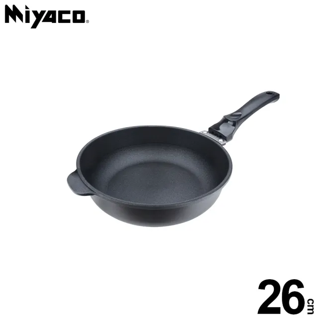【米雅可】遠紅外線陶瓷不沾深型平底鍋26cm 無蓋 MY-B01P260(台灣製)