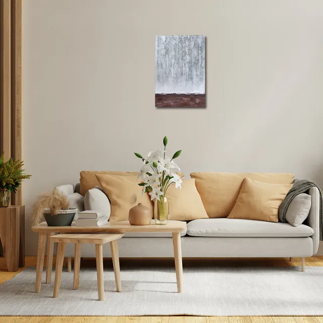 【御畫房】當代國家級展覽畫家 抽象系列手繪油畫70×100cm(DB-181)