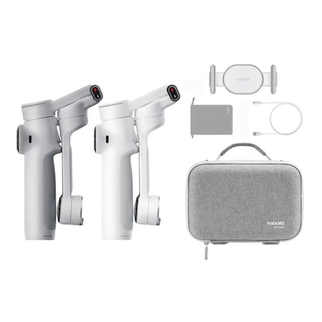 【Insta360】Flow 2 PRO 磁吸手機三軸穩定器 標準版 收納包組(原廠公司貨)