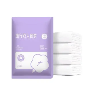 【JG國際】一次性厚磅棉床包組 床單 被套 枕頭套 拋棄式寢具組(一次性床包組 拋棄式床包 旅行 出差)