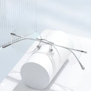 【LEESA】無框眼鏡\氣質眼鏡\顯臉小\純鈦眼鏡\無度數眼鏡\超輕鏡架\素顏眼鏡\學生眼鏡\眼 