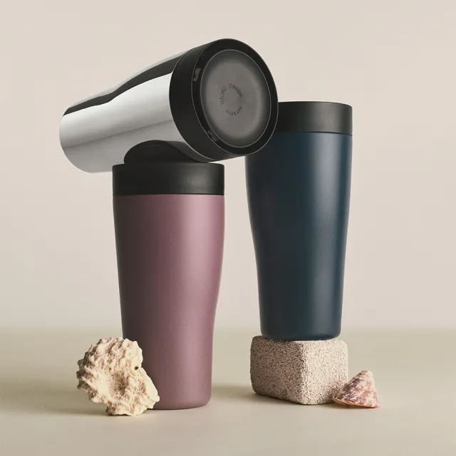 【Georg Jensen 喬治傑生】SKY 保溫杯 藍色(不鏽鋼 塑膠)