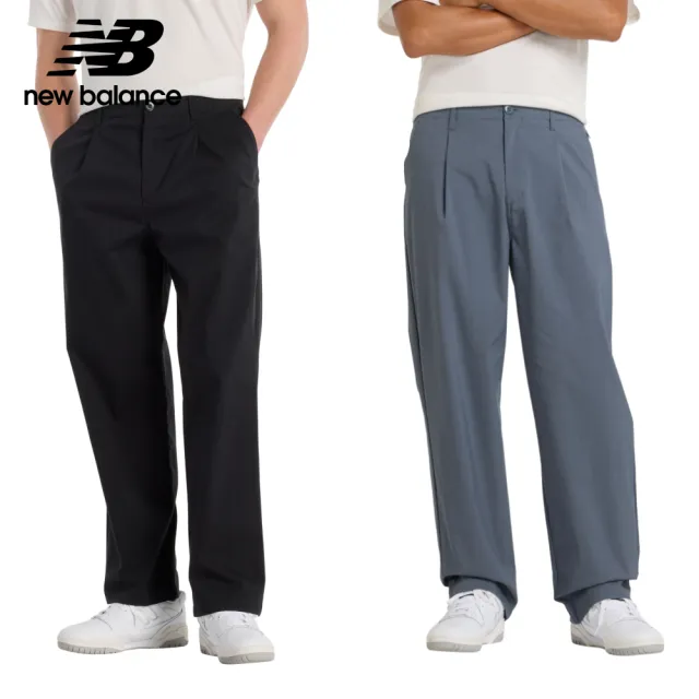 【NEW BALANCE】NB 挺版直筒長褲_男性_深灰/黑/卡其色_MP51563BK_MP51563GT_MP51563SOT(美版 版型偏大)