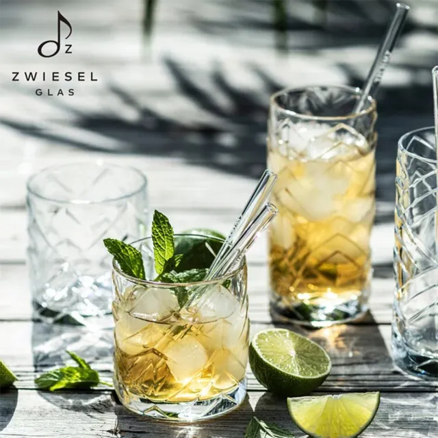 【ZWIESEL GLAS】FASCINATION系列 威士忌杯 343ml 2入(威士忌杯/萬用水晶杯)