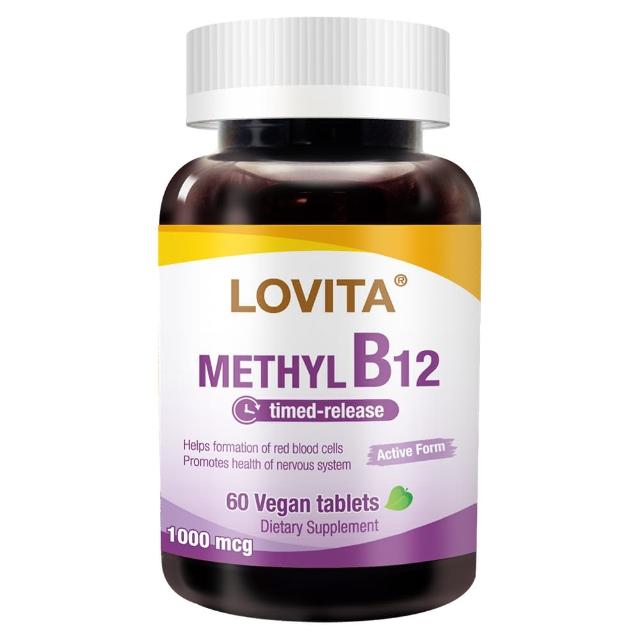 【LOVITA 愛維他】緩釋型甲基維他命B12素食錠(維生素B12)