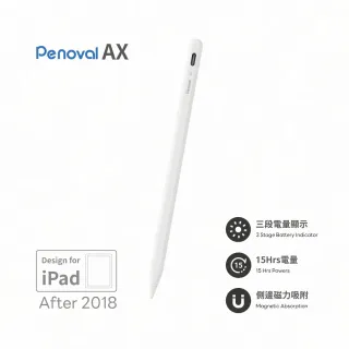 【Penoval】Apple ipad pencil AX 觸控筆(適用平板 iPad 10/9/air4.5/mini/Pro)
