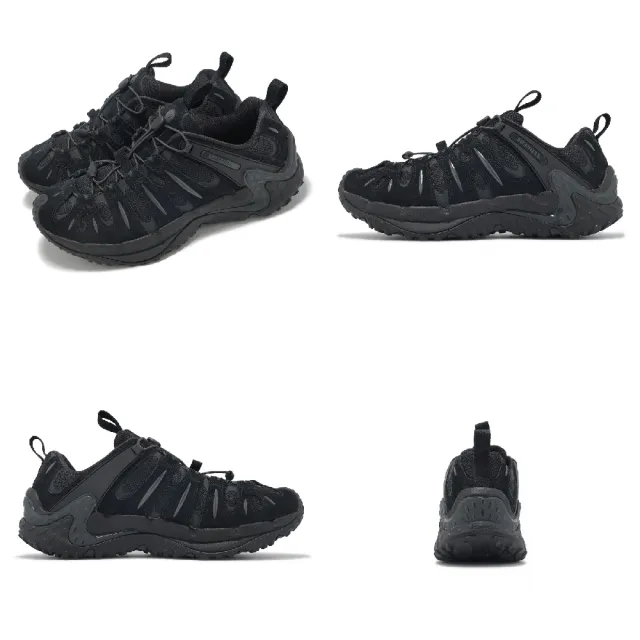 【MERRELL】休閒鞋 Cham Redux SE 1TRL 男鞋 黑 抽繩 戶外(ML2006871)