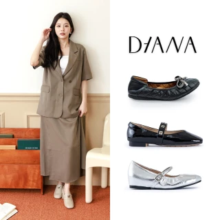 【DIANA】真皮娃娃鞋.瑪莉珍鞋.中跟樂福鞋(多款任選)