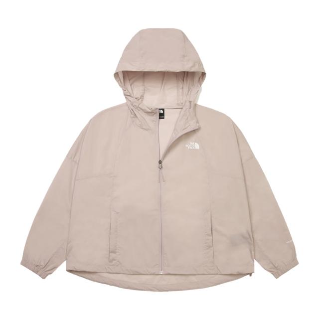 【The North Face】TNF 休閒 防潑水防風外套 W SAMARA UPF A LINE WIND JACKET - AP 女 灰色(NF0A8C521OA)