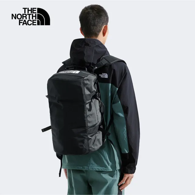 【The North Face】TNF 休閒 休閒旅行包 BASE CAMP DUFFEL - XS 男 女 黑色(NF0A52SS53R)