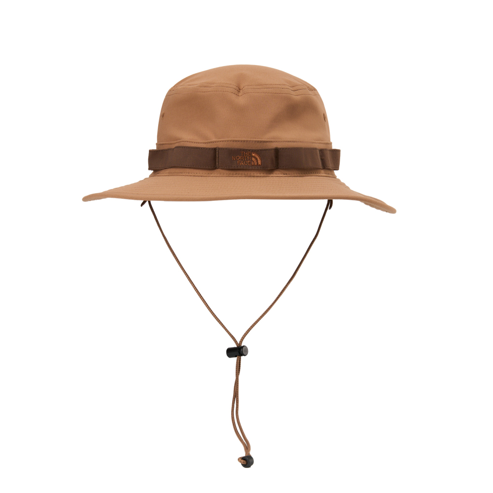 【The North Face】TNF 休閒 運動 UPF防曬漁夫帽 CLASS V BRIMMER 男 女 棕(NF0A5FXF5K2)