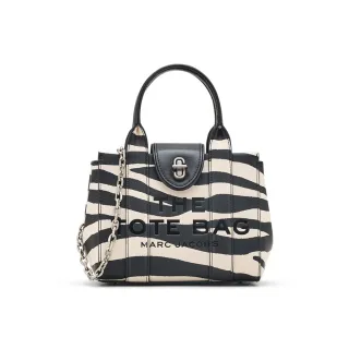 【MARC JACOBS】斑馬紋旋扣斜背托特包