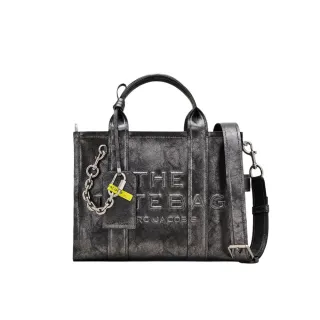 【MARC JACOBS】官方直營 The Tote 中型金屬光澤托特包