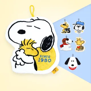 【SNOOPY 史努比】史努比可愛平板掛飾擦手巾-單條(6款任選 75周年系列 經典系列)
