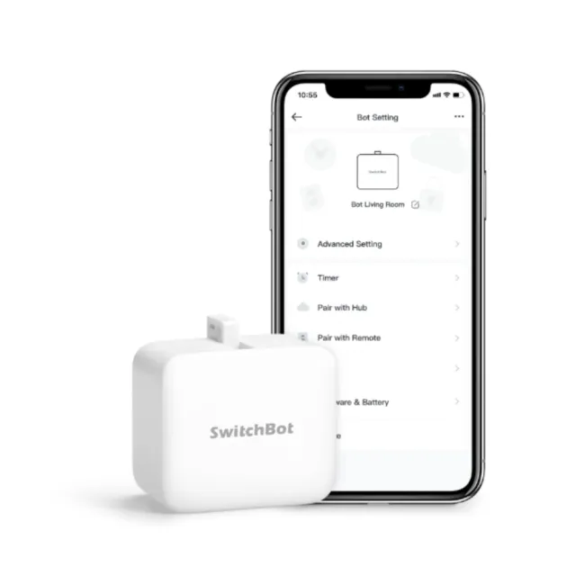 【SwitchBot】開關機器人Bot 2入(開燈神器/自動開關/APP控制)