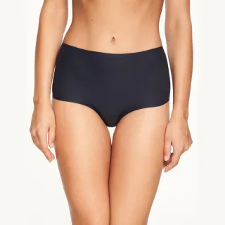 【Chantelle 仙黛爾】Soft Stretch.涼感無痕透氣高腰內褲 黑色.26470_011(超強彈力包覆)