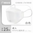 【淨新】2入組 雙鋼印醫療級4D立體口罩(25入/盒/國家口罩隊/淨新醫用口罩/立體口罩/成人口罩/兒童口罩)