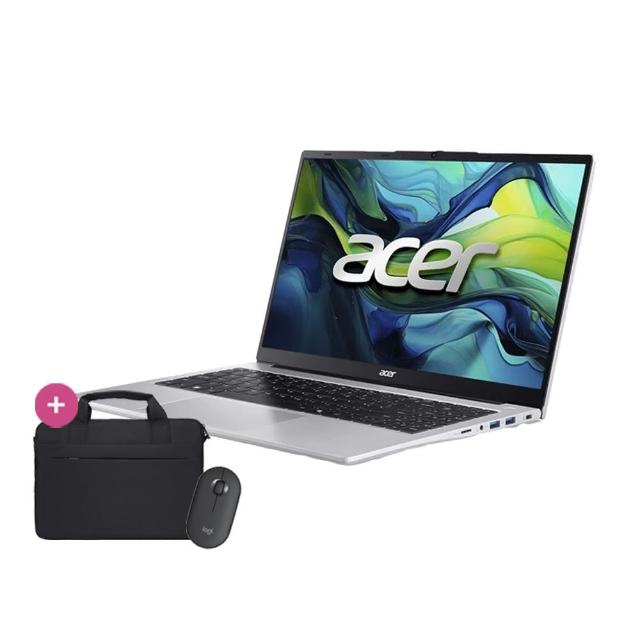 【Acer 宏碁】筆電包/滑鼠組★15.6吋R5輕薄筆電(Aspire/AL15-42P-R5X3/R5-7430U/16G/512G SSD/W11H)