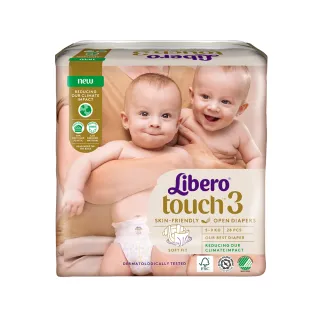 專案加價購【麗貝樂】Touch黏貼型3號S紙尿褲/尿布(28片)