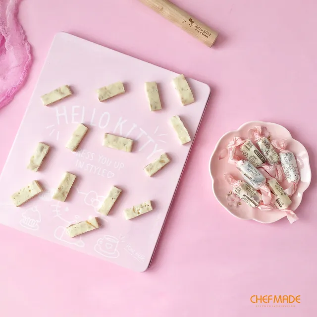 【Chefmade 學廚】宇宙工作室 正版凱蒂貓牛軋糖工具4件套(KT7017凱蒂貓手工DIY牛軋糖工具)