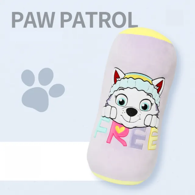 【paw patrol 汪汪隊立大功】圓圓條型兒童抱枕(共有5款汪汪隊短絨毛棉柔條型枕)