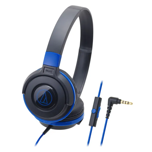 【鐵三角】ATH-S100iS 智慧型手機用DJ風格可折疊式頭戴耳機