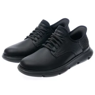 【SKECHERS】男鞋 休閒系列 休閒鞋 瞬穿舒適科技 GARZA 寬楦款(205046WBBK)