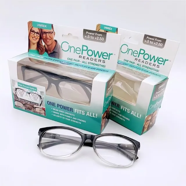 【OnePower】自動對焦智能老花眼鏡(大鏡 智能自動變焦 男女老花眼鏡 防藍光防疲勞 漸進多焦點)
