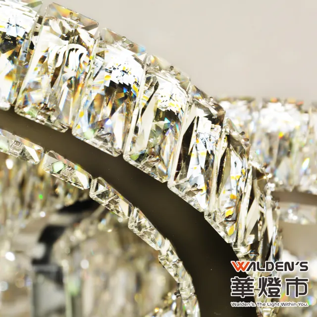 【華燈市】全智能普羅旺斯LED 150w水晶遙控調光色吸頂燈(附遙控器/全電壓)