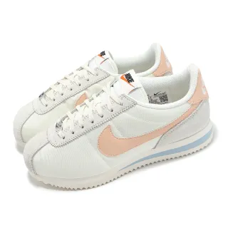 【NIKE 耐吉】阿甘鞋 Wmns Cortez 女鞋 米白 珊瑚橘 復古 休閒鞋(IF1764-100)