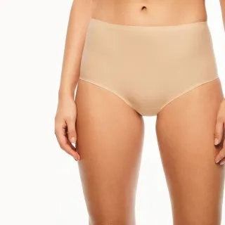 【Chantelle 仙黛爾】Soft Stretch.涼感透氣高腰無痕內褲 黑膚色任選.26470_0WU(超強彈力包覆)