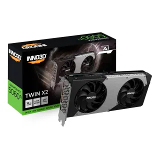 【Inno3D 映眾】GeForce RTX 5060TI 16GB GDDR7 TWIN X2 顯示卡(N506T2-16D7-191073N)